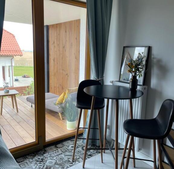 חדר דלוקס צדדי נוף לים, Nova Apartamenty Rewa