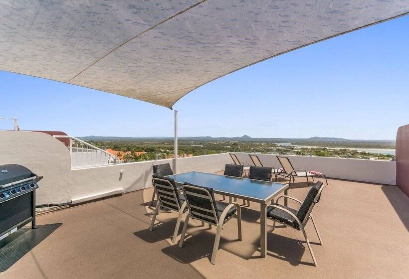 침실 2개 바다 전망 아파트, Bali Hai Apartments Noosa
