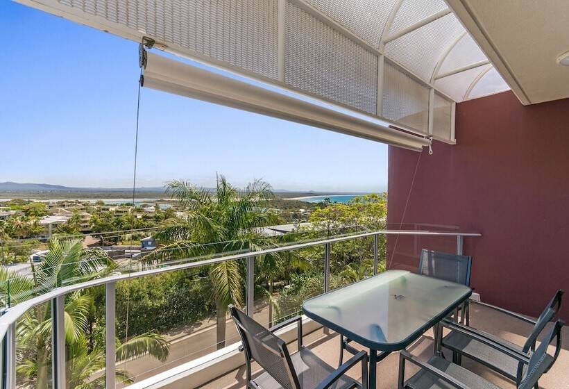 침실 2개 바다 전망 아파트, Bali Hai Apartments Noosa