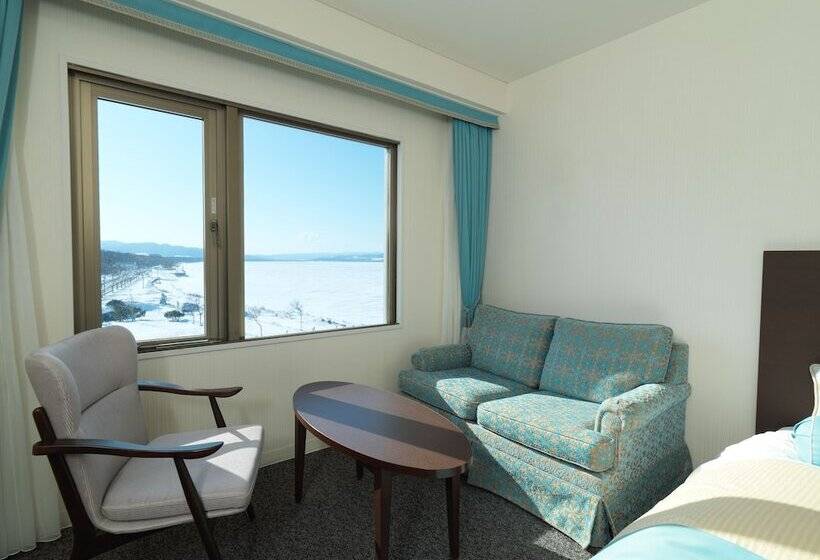 غرفة قياسية ذات إطلالة, Lake Saroma Tsuruga Resort