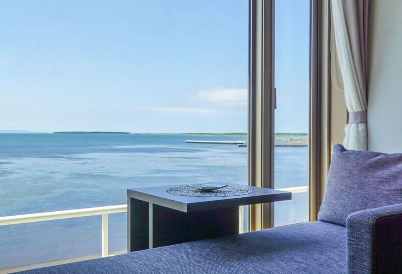 غرفة قياسية مطلّة علي البحيرة, Lake Saroma Tsuruga Resort