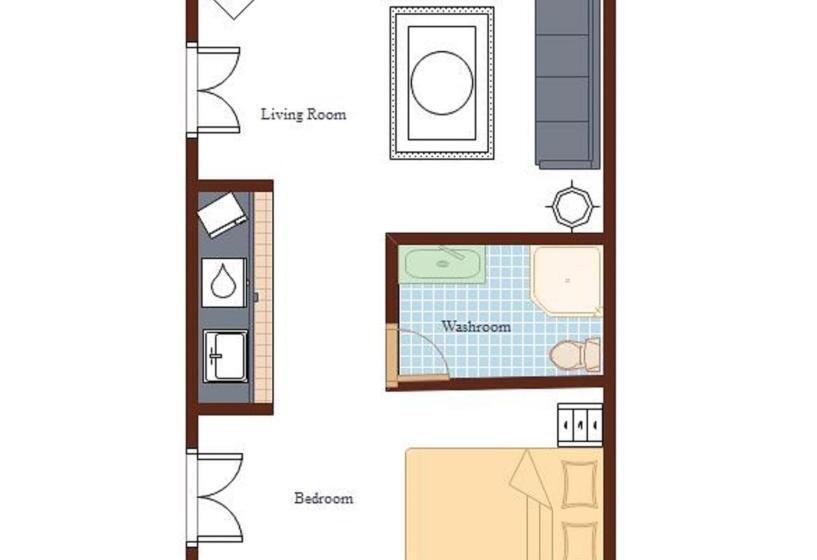 套房带泳池景, Villa Provence