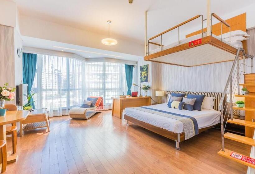 غرفة ديلوكس عائلية, Westlake Service Apartment