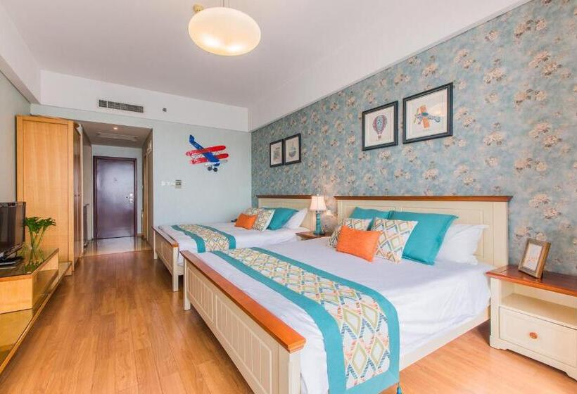 غرفة ديلوكس عائلية, Westlake Service Apartment