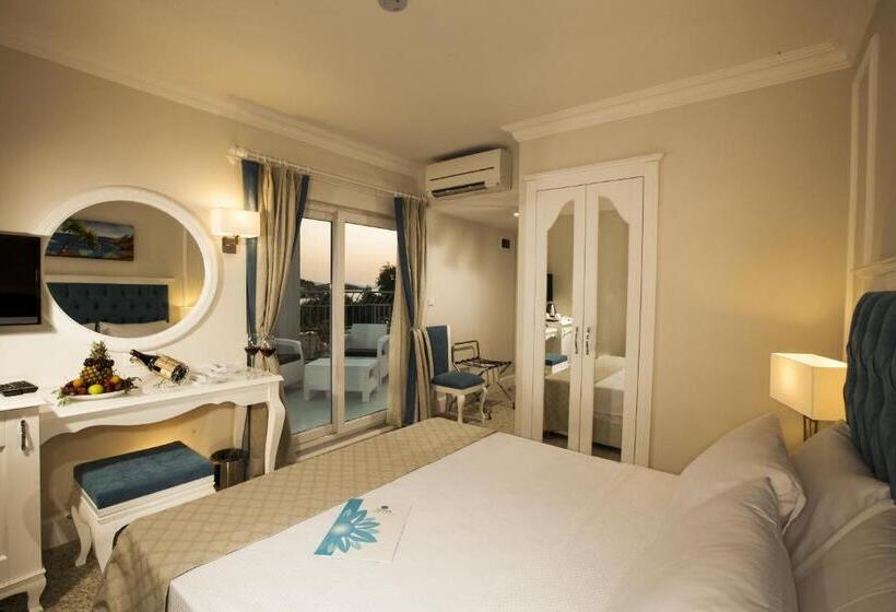 스탠다드 룸 바다 전망, Zena Hotel Bodrum