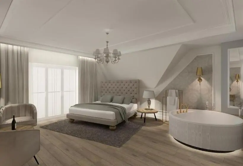 バルコニー付き１ベッドルームアパートメント, Zespół Pałacowo Parkowy Bądzów