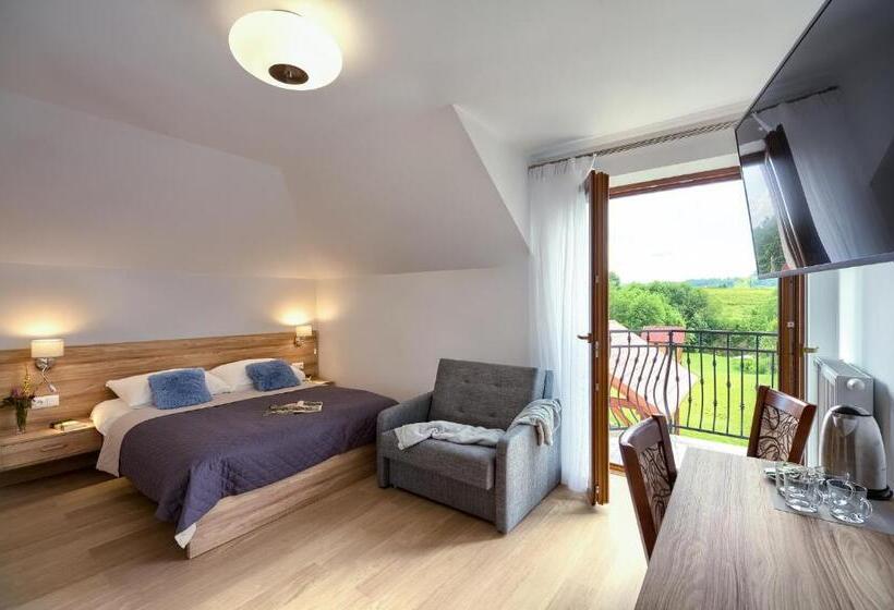 חדר סטנדרט לשלושה עם מרפסת, Willa U Alicji I Jana