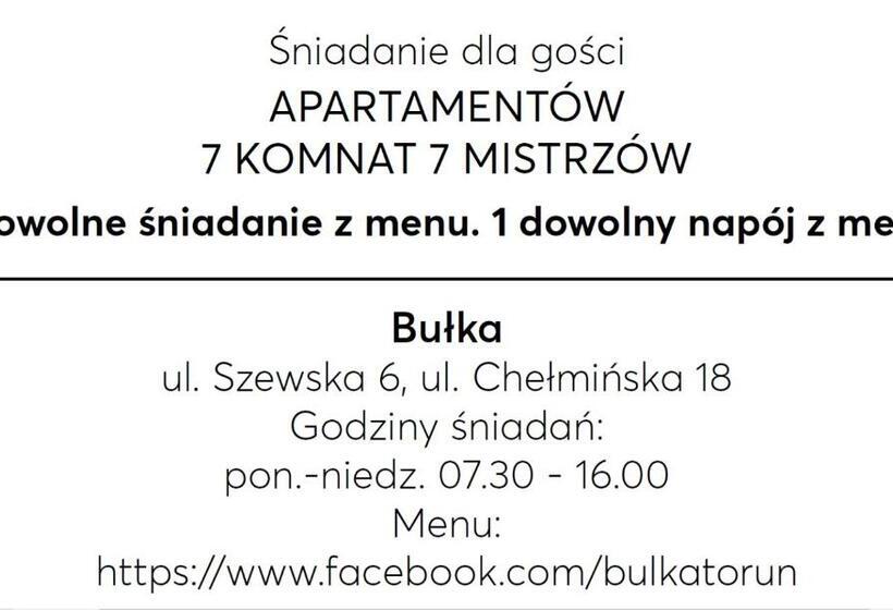 آپارتمان 1 خوابه, Apartamenty Siedem Komnat Siedmiu Mistrzów