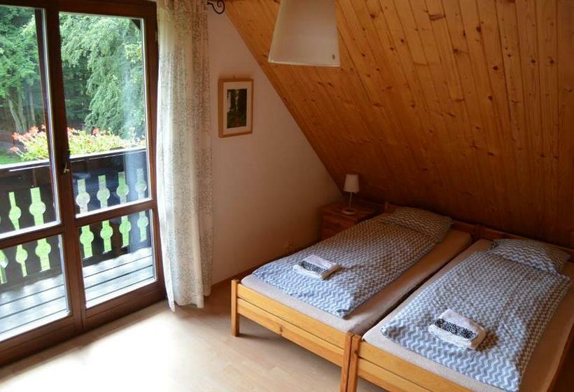 חדר סטנדרטי לארבעה עם חדר אמבטיה משותף, Jałowcówka Centrum Aktywności Psychoruchowej