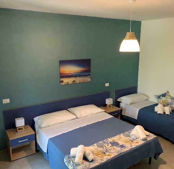 Chambre Triple Standard avec Vues, B&b Giostemar   Playa Grande