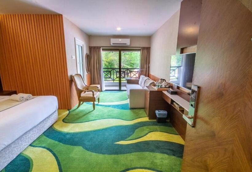 キングサイズベッドのスタンダードルーム, The Kandu Resort