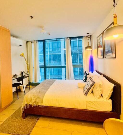 침실 1개 풀장 전망 아파트, One Uptown Residences Bgc