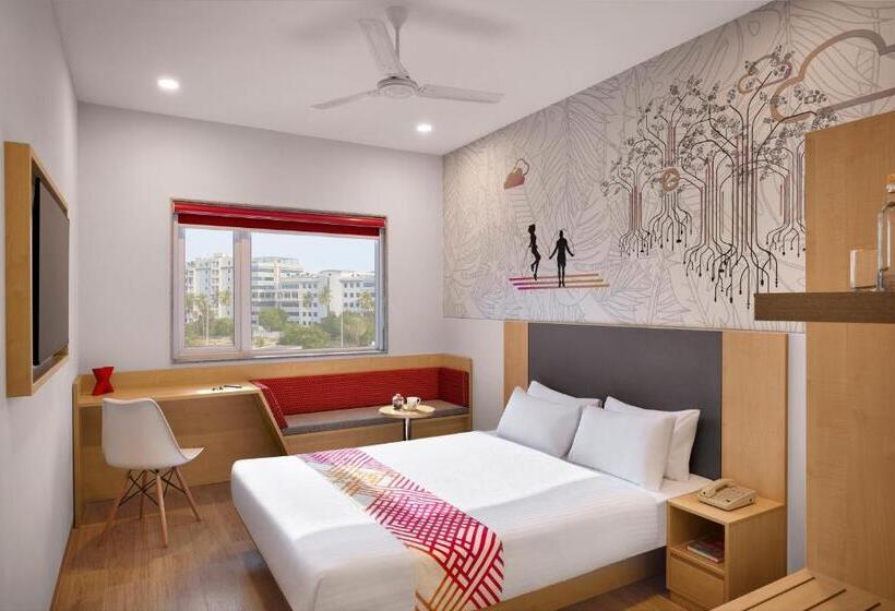 Chambre Deluxe Lit Queen Size, Ginger Chennai Omr