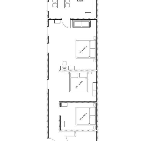 Huoneisto 1 Makuuhuone, Hopfenhotel Am Adenauerufer