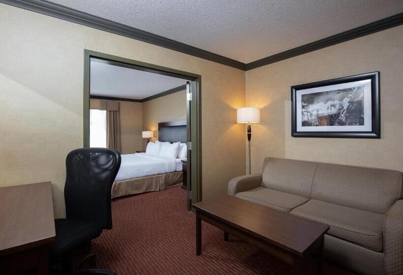 מיטת קינג בסוויטה, Pomeroy Hotel Fort St. John