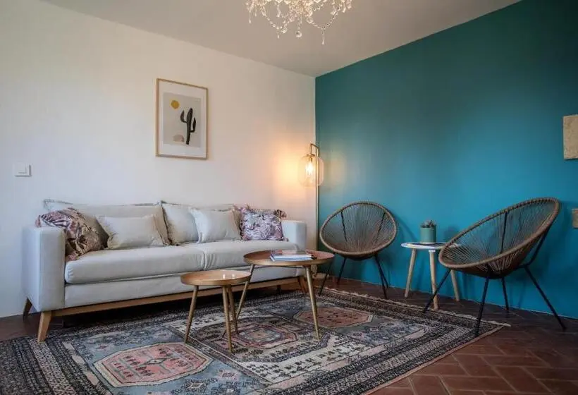 庭の見える１ベッドルームアパートメント, Château Saint Pierre De Mejans