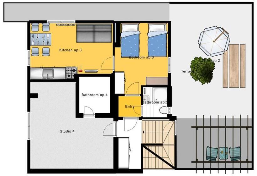 패밀리 스튜디오, Holiday Apartments Vítězná 1256/36