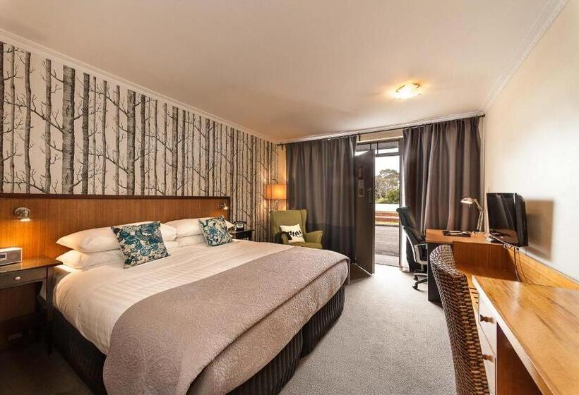 キングサイズベッドのデラックスルーム, Burnie Airport Motel