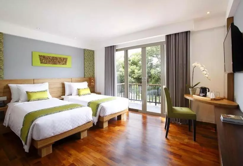 景色の見えるデラックスルーム, D Primahotel Petitenget Seminyak 2