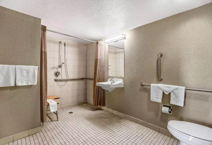 身障者適用キングサイズベッドルーム, Motel 6amarillo, Tx Airport