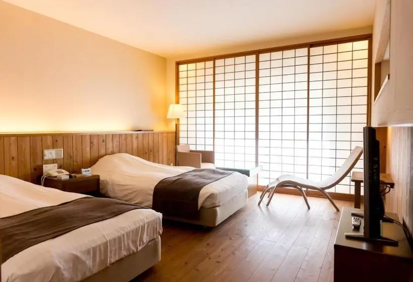バス共有のスタンダードルーム, Yatsugatake Hotel Fuuka