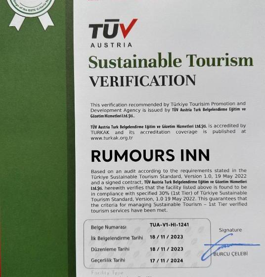 スタンダードシングルルーム, Rumours Inn