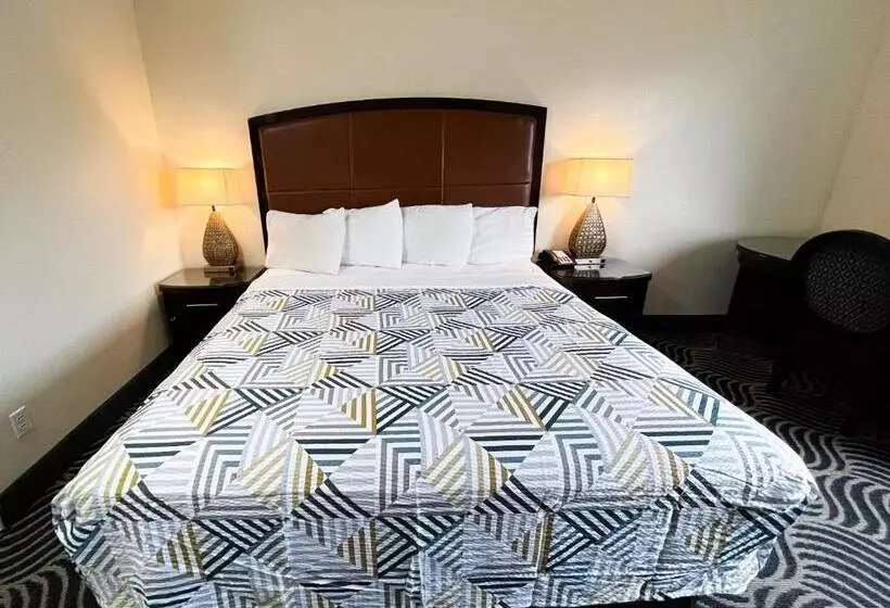 キングサイズベッドのスタンダードルーム, Executive Inn & Suites Breaux Bridge, La