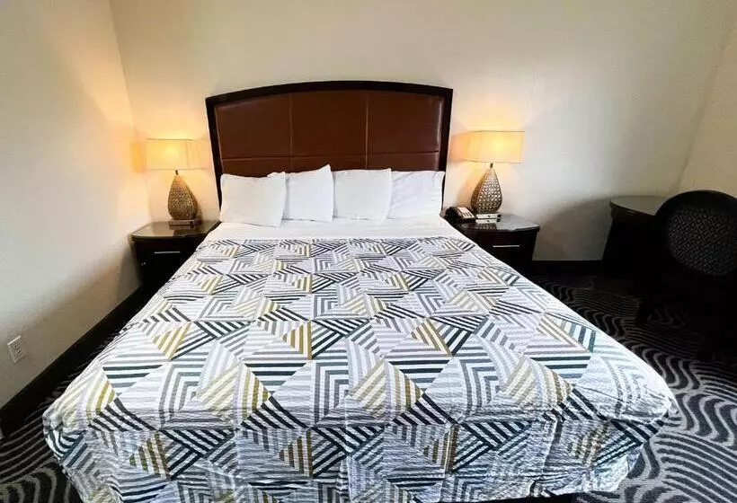 キングサイズベッドのスタンダードルーム, Executive Inn & Suites Breaux Bridge, La