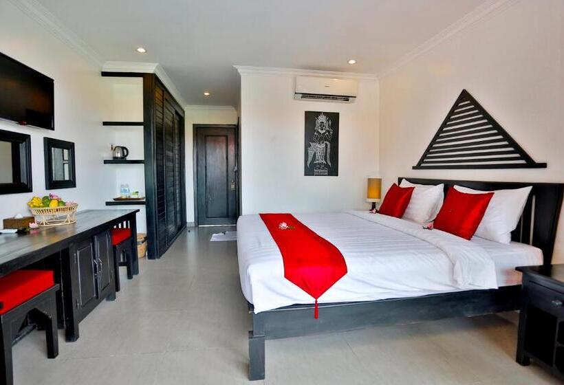 اتاق استاندارد با چشم‌انداز استخر, Khmer Mansion Boutique
