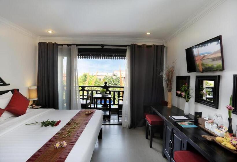 اتاق استاندارد با چشم‌انداز استخر, Khmer Mansion Boutique