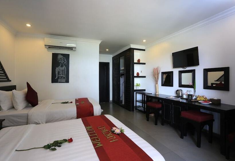 اتاق استاندارد با چشم‌انداز استخر, Khmer Mansion Boutique