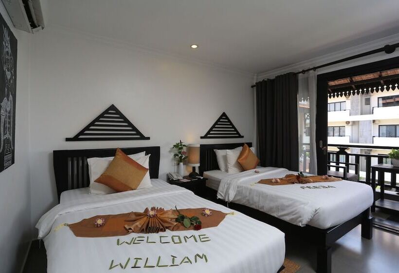 اتاق استاندارد با چشم‌انداز استخر, Khmer Mansion Boutique