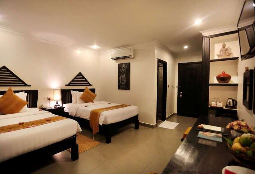 اتاق استاندارد با چشم‌انداز استخر, Khmer Mansion Boutique