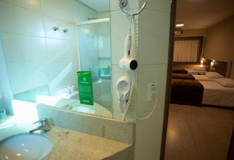 Номер Стандарт Трехместный, Master Express Dom Pedro Ii Próximo Ao Consulado Americano E Aeroporto