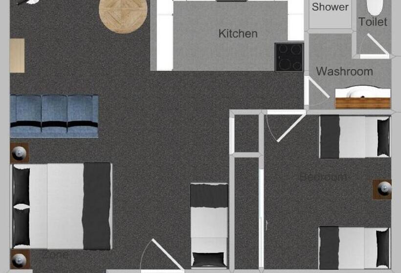 آپارتمان 1 خوابه, Tudor Park Motel