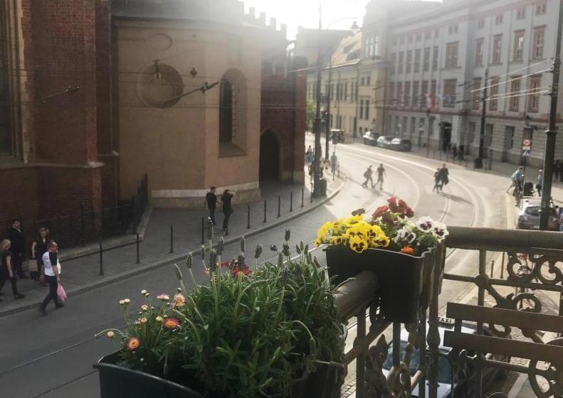 חדר סטנדרט עם מרפסת, Krakow Apartments & Rooms