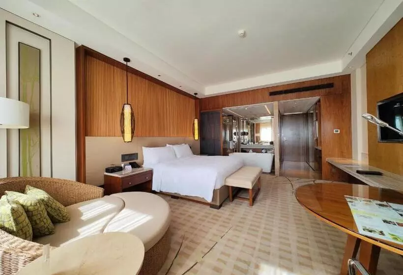 キングサイズベッドのデラックスルーム, Jw Marriott Hotel Zhejiang Anji