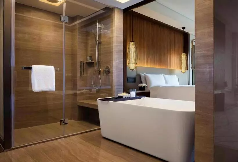 キングサイズベッドのデラックスルーム, Jw Marriott Hotel Zhejiang Anji