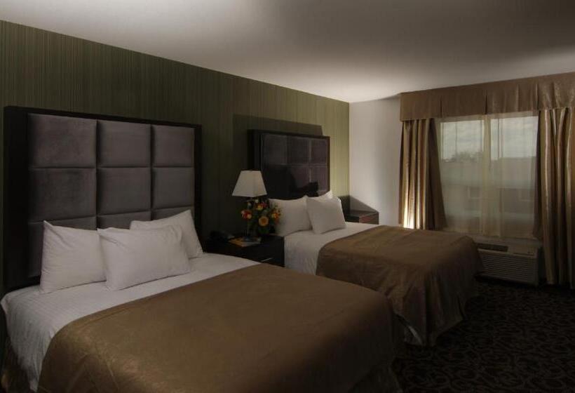 带皇后床的套间, Paradise Inn And Suites Redwater