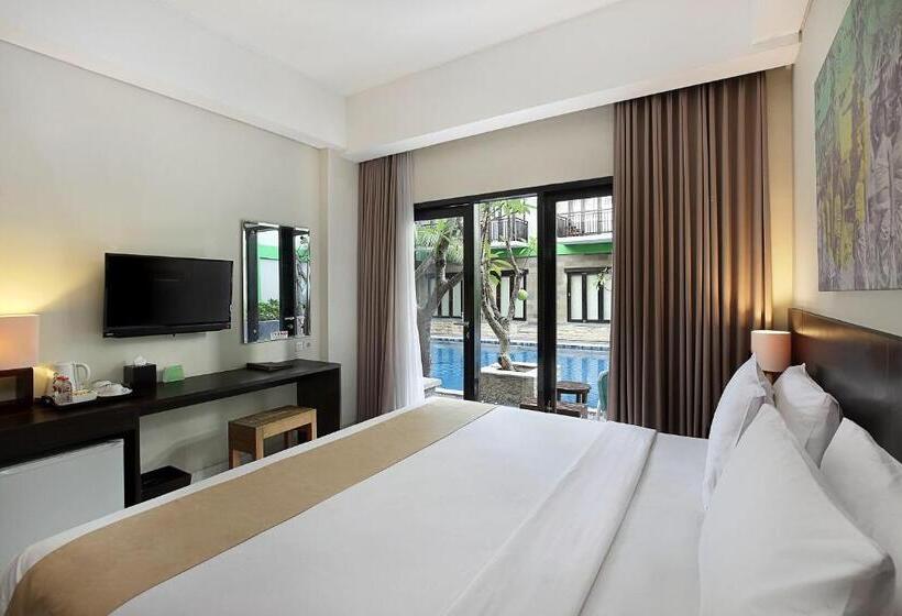 풀장 전망 디럭스 룸, Rofa Kuta Hotel   Chse Certified