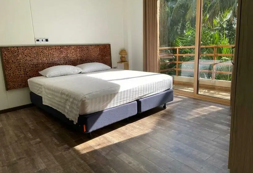 اتاق لوکس با چشم‌انداز دریا, Finolhu Beach Guest House