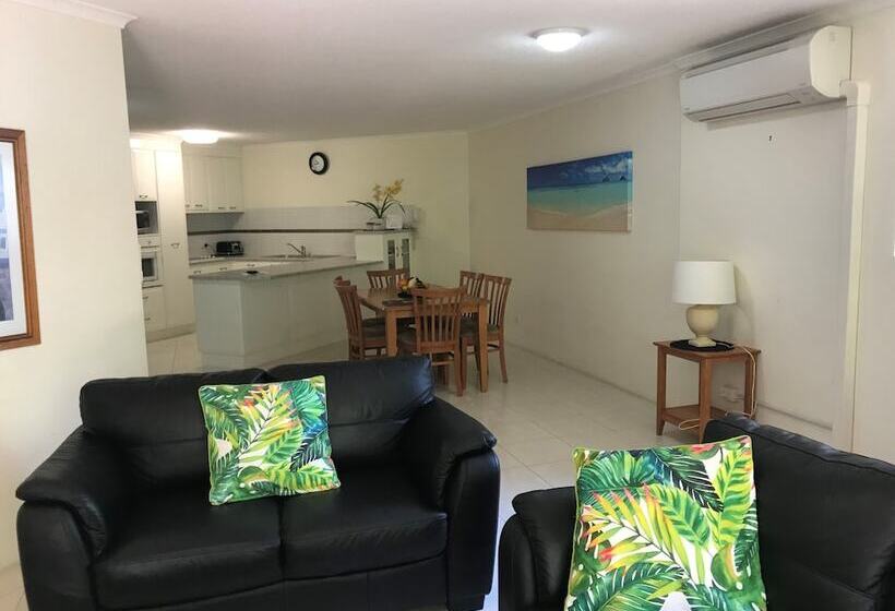 ガーデンビューの2ベッドルームアパート, Sanctuary Beach Resort