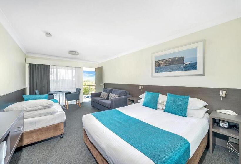 クイーンサイズベッドのスタンダードルーム, Jervis Bay Motel