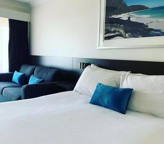 اتاق استاندارد با بالکن و چشم‌انداز دریا, Jervis Bay Motel