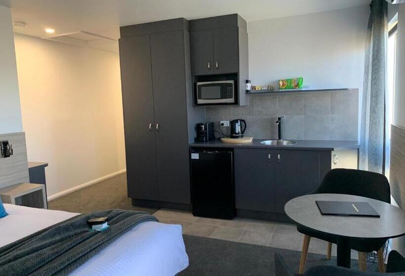キングサイズベッドのデラックスルーム, Jervis Bay Motel