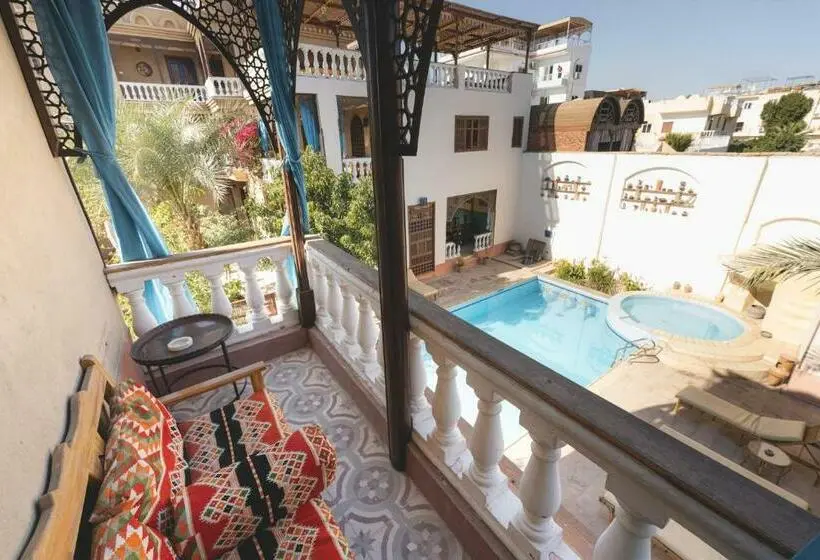 اتاق استاندارد با بالکن, Villa Nile House Luxor