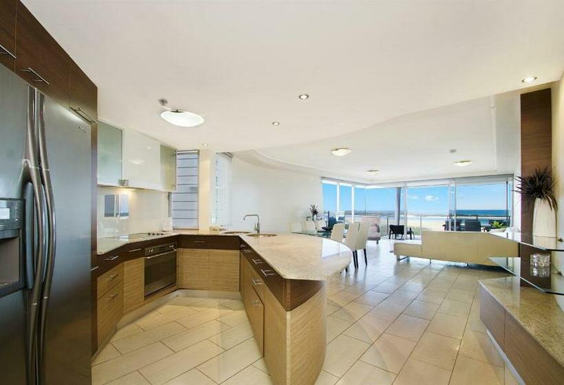 آپارتمان 2 خوابه با چشمانداز دریا, Waves Maroochy River