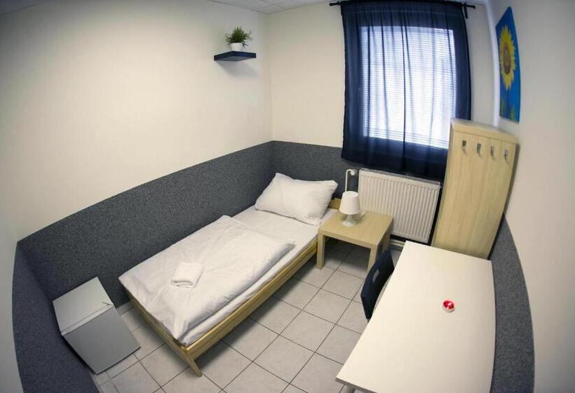 اتاق استاندارد یک تخته با سرویس بهداشتی مشترک, Hostel Seven