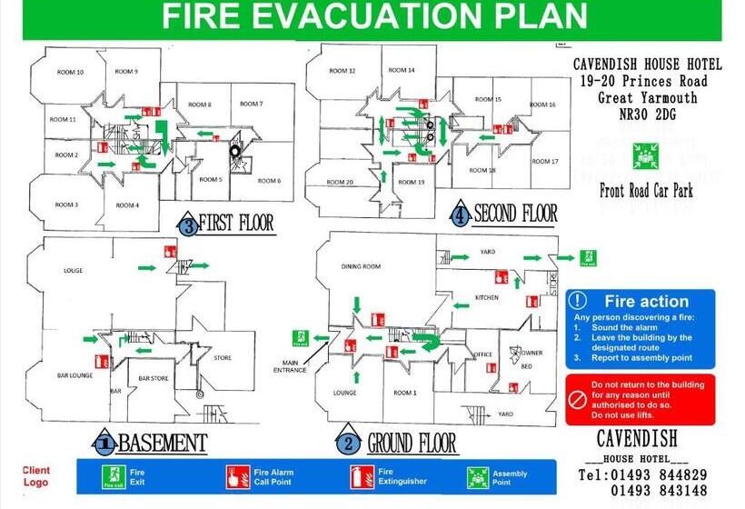 غرفة سوبيريور عائلية, Cavendish House