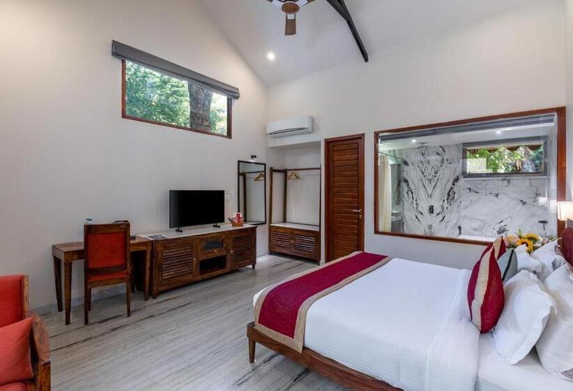 스탠다드 룸 킹사이즈 침대, Aranya Vilas   A Nature Resort